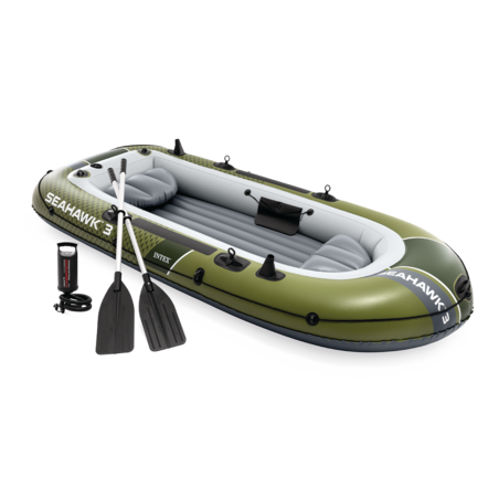 Bateau gonflable | Seahawk 3 | Rames & gonfleurs | 3 places | INTEX