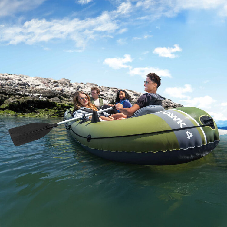 Bateau gonflable | Seahawk 4 | Rames & gonfleur | 4 places | INTEX