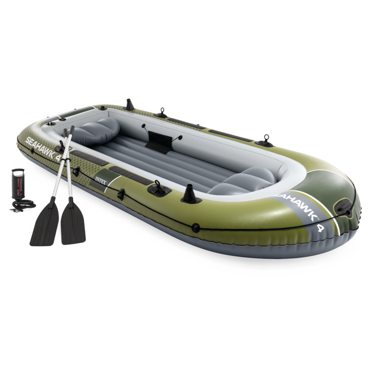 Bateau gonflable | Seahawk 4 | Rames & gonfleur | 4 places | INTEX