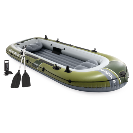 Bateau gonflable | Seahawk 4 | Rames & gonfleur | 4 places | INTEX