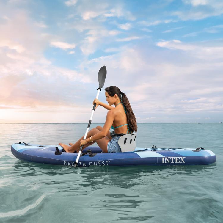 Kayak Dakota Quest | 1 personne | Kit d'accessoires complet | INTEX