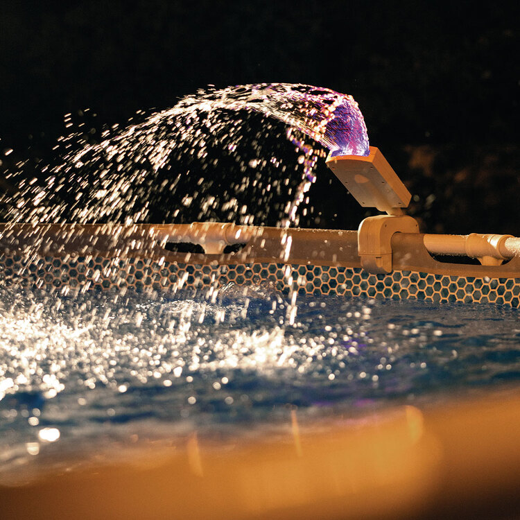 Fontaine de piscine LED multicolore INTEX