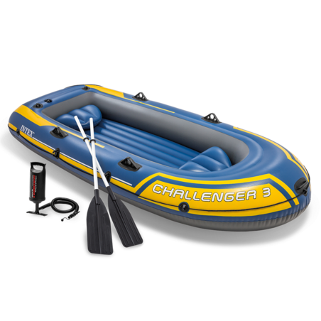 Bateau gonflable | Challenger 3 | 3 places | Rames & gonfleur | INTEX