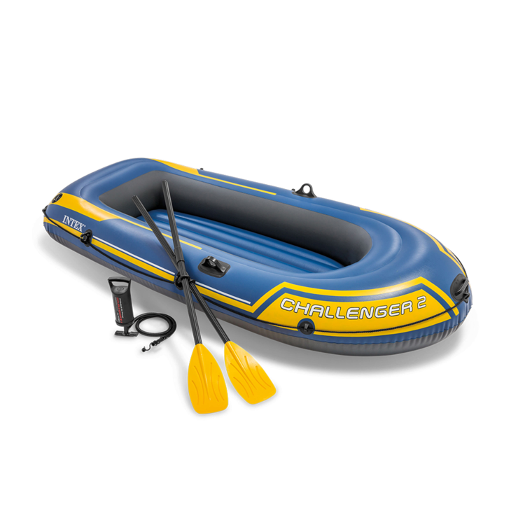 Bateau gonflable | Challenger 2 | 2 places | Rames & gonfleur | INTEX