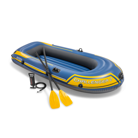 Bateau gonflable | Challenger 2 | 2 places | Rames & gonfleur | INTEX