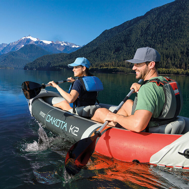 Kayak gonflable | Dakota K2 | 2 places | Kit complet | INTEX