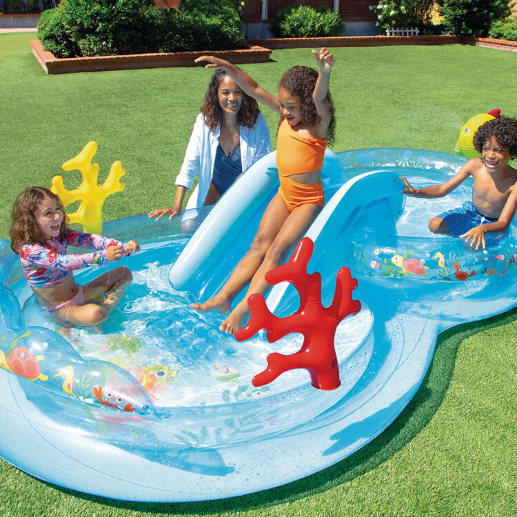 Aire de jeux fonds marins | Jeu gonflable | Enfants de 2 ans+ | INTEX
