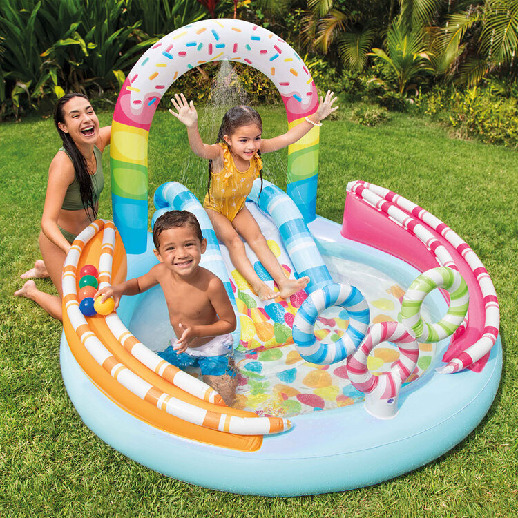 Aire de jeux candy zone | Jeu gonflable | Enfants de 2 ans+ | INTEX