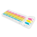 Matelas de piscine arc en ciel | Oreiller intégré | INTEX