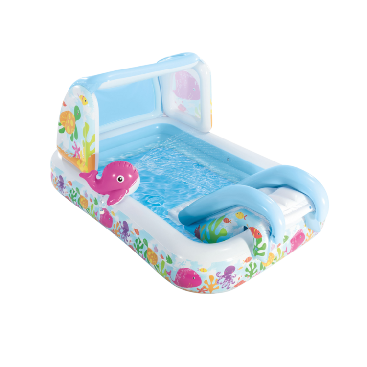 Aire de jeux baleine friends | Jeu gonflable | Enfants 2 ans+ | INTEX
