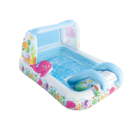 Aire de jeux baleine friends | Jeu gonflable | Enfants 2 ans+ | INTEX