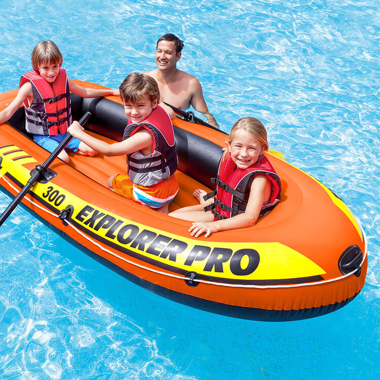Bateau gonflable | Kit complet | Explorer Pro 300 | 3 places | INTEX