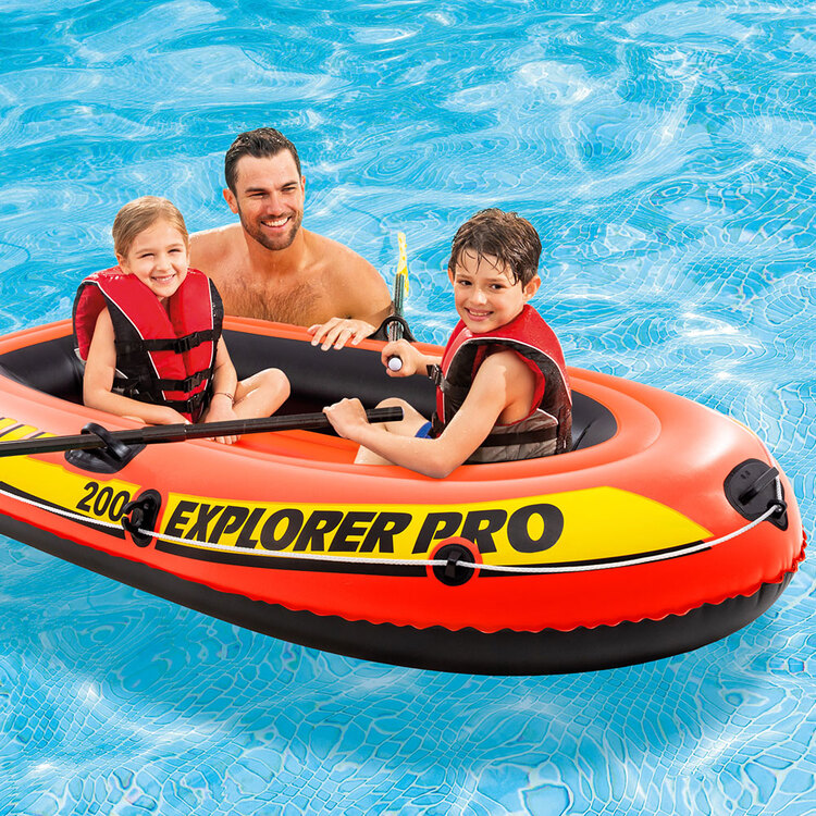 Bateau gonflable | Kit complet | Explorer Pro 200 | 2 places | INTEX