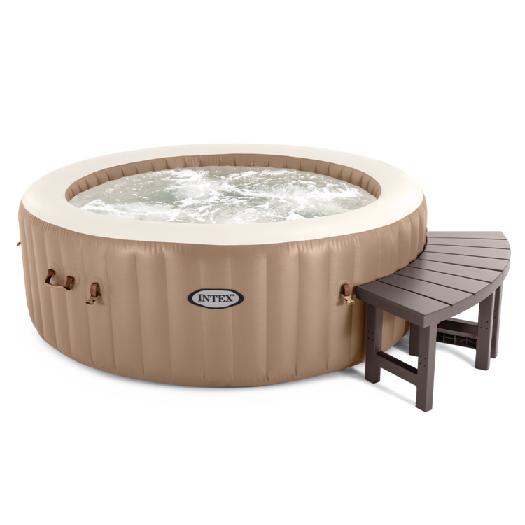 Entourage pour spa gonflable 4 places rond | 2 pièces médium | INTEX