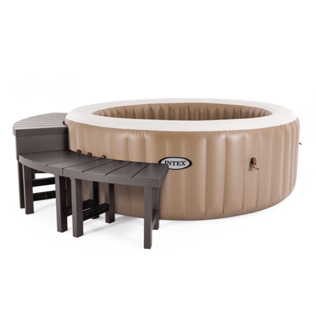 Entourage pour spa gonflable 4 places rond | 4 pièces | INTEX