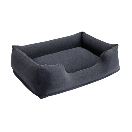 Panier fluffy small pour animaux | Housse lavable | Gris | INTEX