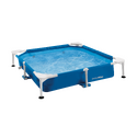  Kit piscine tubulaire pour animaux | Carrée | Bleu | INTEX