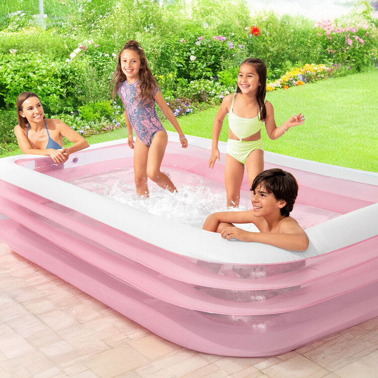 Petite piscine rectangulaire pink | À partir de 6 ans | INTEX