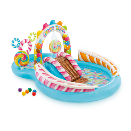 Aire de jeux gonflable Royaume des bonbons INTEX