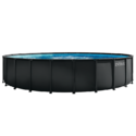 Piscine Ultra XTR ronde 7,32 x 1,32 m | Gris anthracite | INTEX