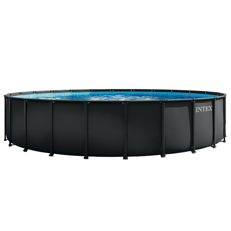 Piscine Ultra XTR ronde 7,32 x 1,32 m | Gris anthracite | INTEX