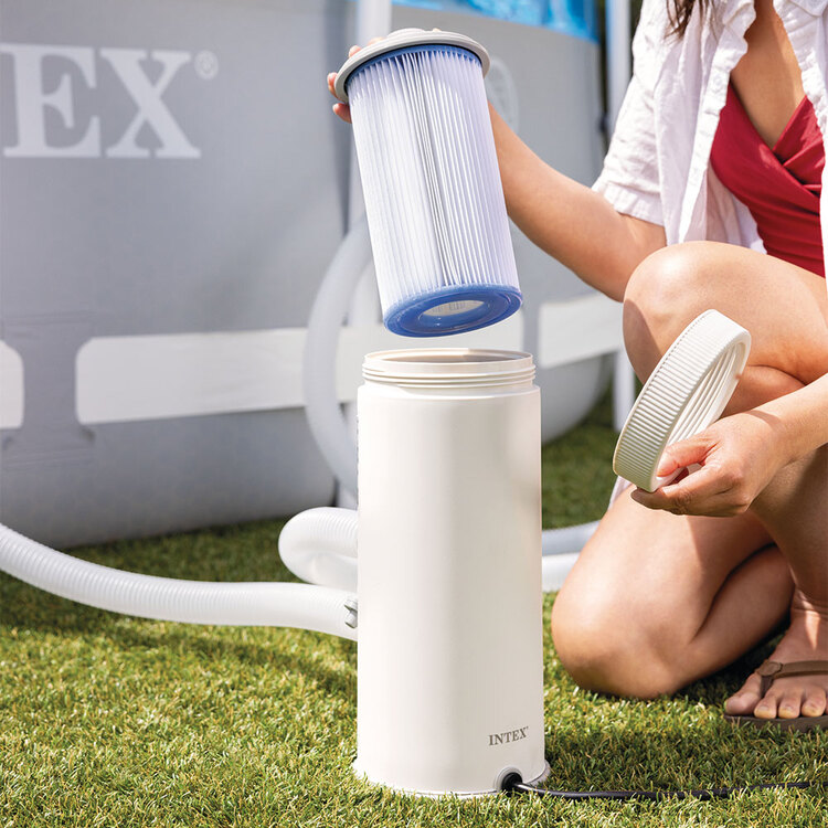 Épurateur à cartouche C1000 2,7 m³/h | Piscine jusqu'à 17m³ | INTEX