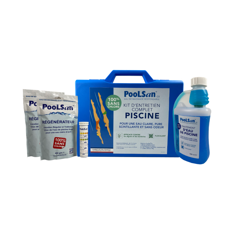 Kit de traitement PoolSan | Pour piscines de 25 à 40 m³ | INTEX