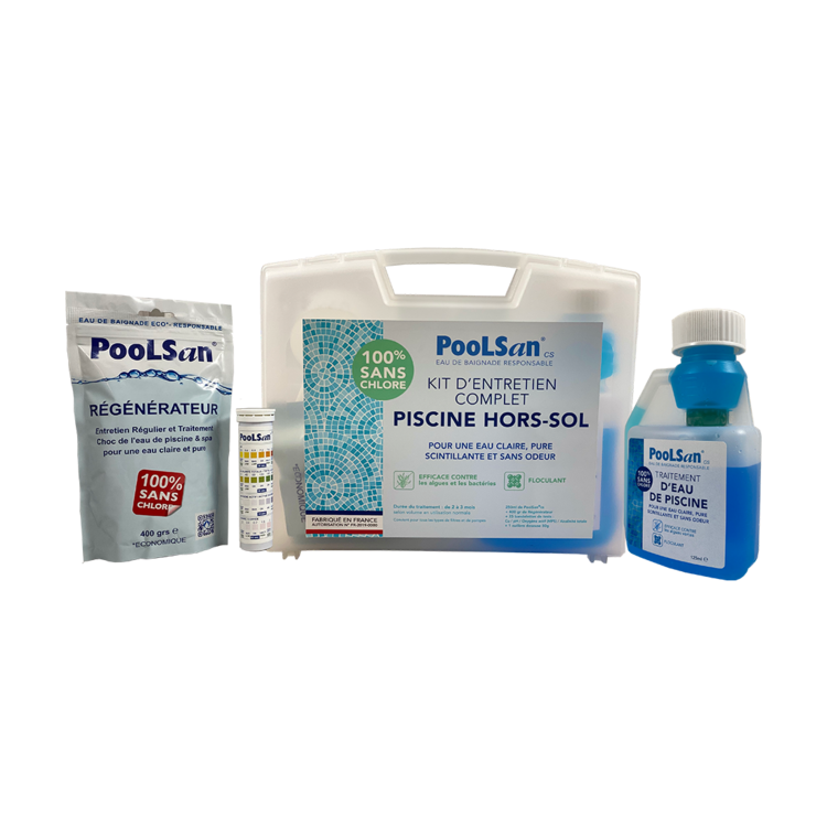 Kit de traitement PoolSan | Pour piscines de 5 à 20 m³ | INTEX