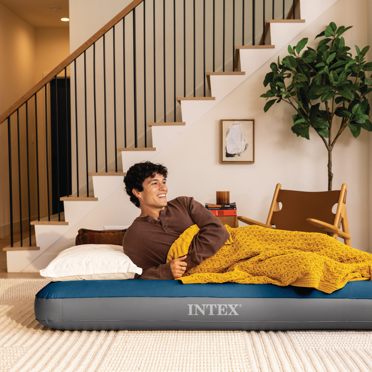 Matelas gonflable prestige downy | Pompe rechargeable | 1 pers | INTEX
