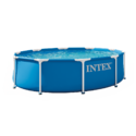 Kit petite piscine Metal Frame ronde tubulaire INTEX 3,05 x 0,76 m
