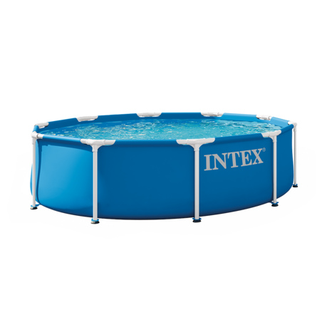 Kit petite piscine Metal Frame ronde tubulaire INTEX 3,05 x 0,76 m