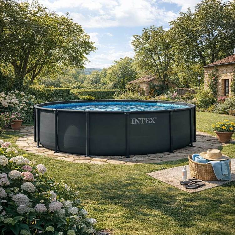 Piscine Ultra XTR tubulaire 4,88 x 1,22 m | Ronde | INTEX