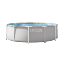Piscine tubulaire prism frame | Ronde | 3,66 x 0,99 m | Gris | INTEX