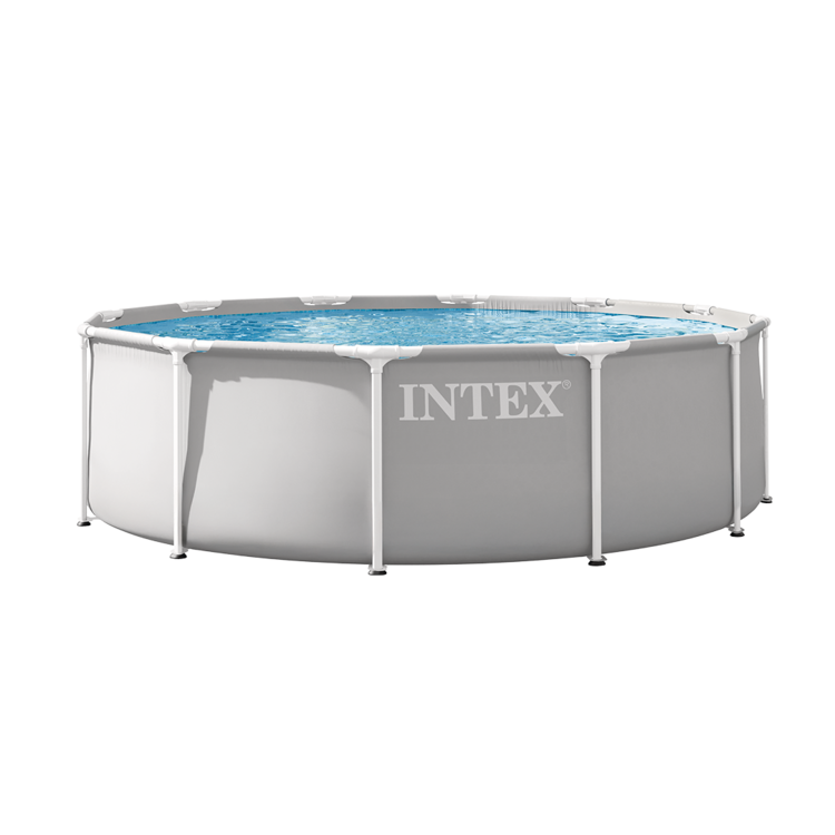 Piscine tubulaire prism frame | Ronde | 3,66 x 0,99 m | Gris | INTEX