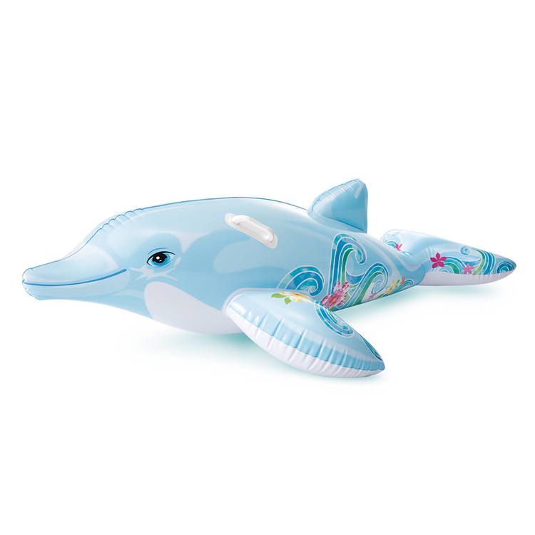 Dauphin gonflable | Bouée à chevaucher | À partir de 3 ans | INTEX