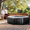 Spa gonflable 6 places Carbone | Octogonal | Noir | INTEX