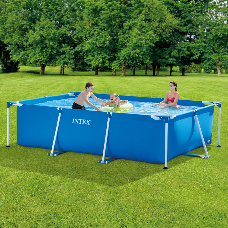Piscine Metal Frame Junior | 3,00 x 2,00 x 0,75 m | Bleu | INTEX