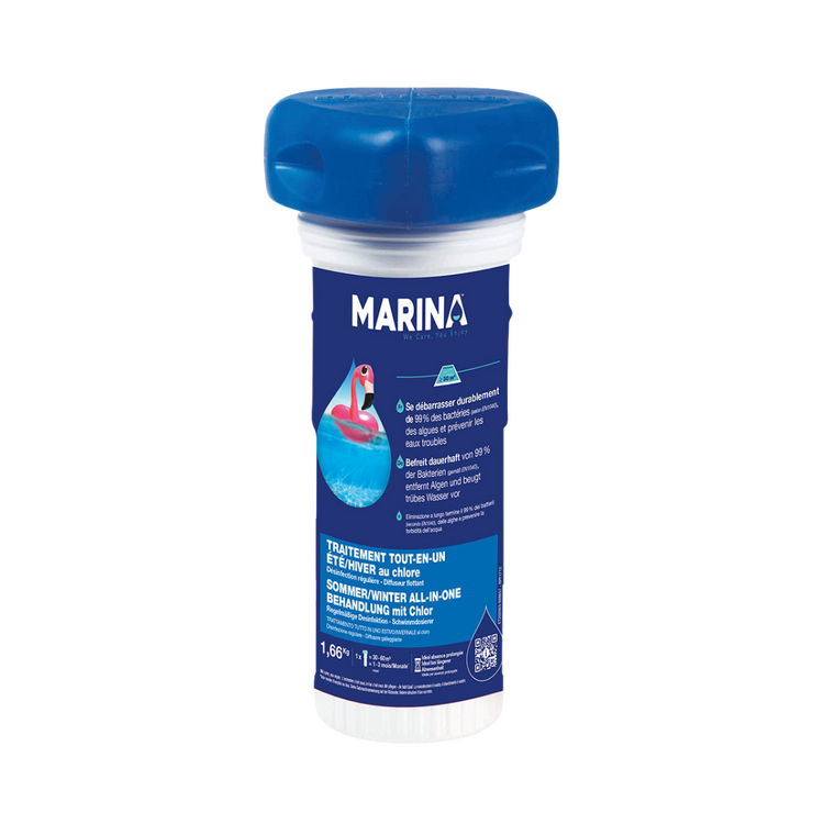 Traitement tout-en-un Marina | Flotteur au chlore | 1,66 kg | INTEX