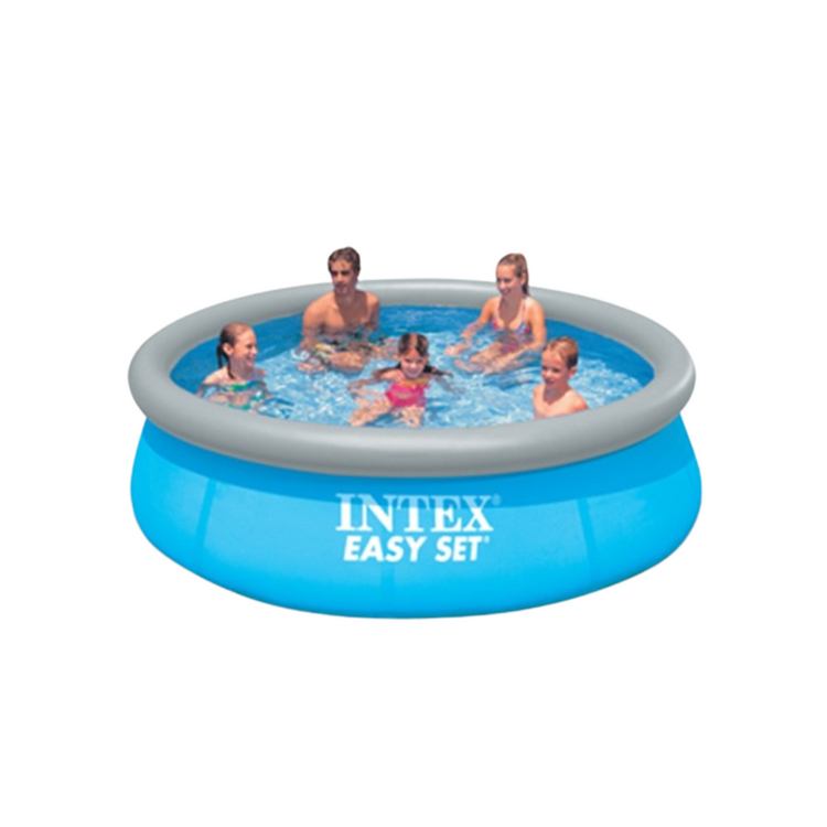 Liner pour piscine autostable boudin gris 2,44 x 0,76 m INTEX