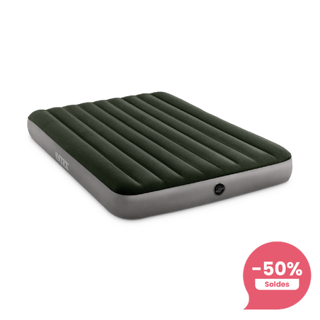 Matelas gonflable électrique | Prestige downy | Large | 2 pers | INTEX