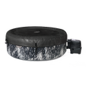 Spa gonflable 4 places Galaxie | Rond | Noir & bandeau LED | INTEX