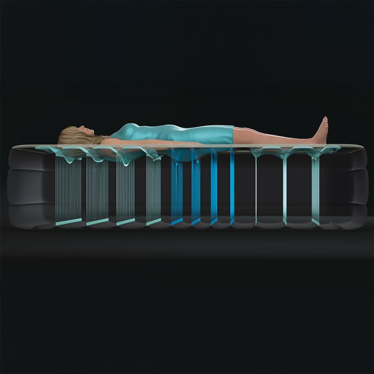 Matelas gonflable électrique | TPU comfort plush | 1 personne | INTEX