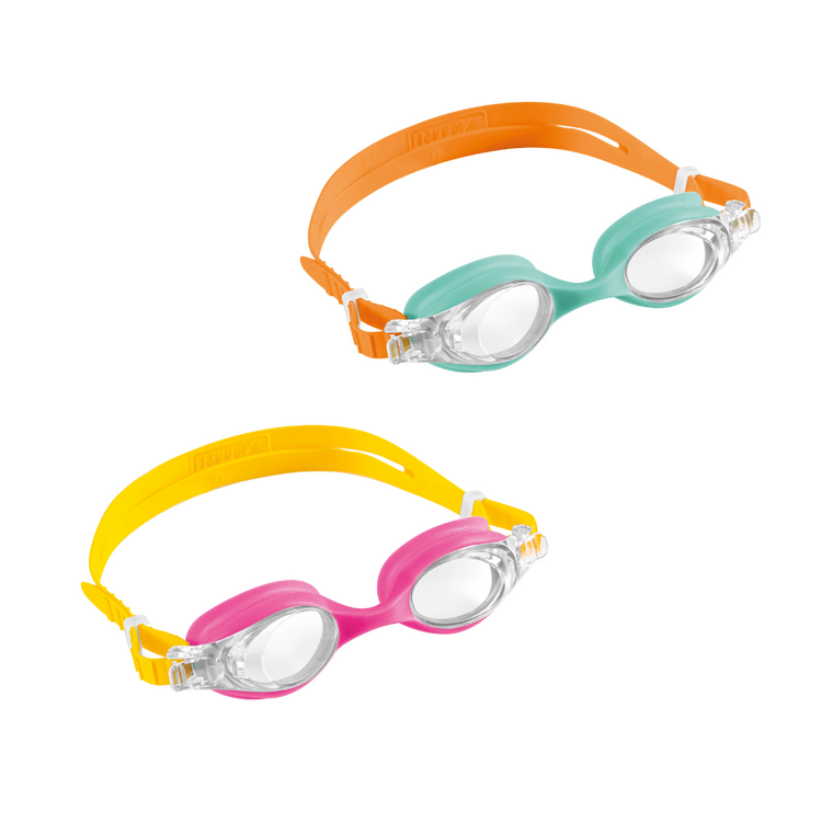 Lunettes de natation | Pour enfants 3 à 8 ans | Design coloré | INTEX