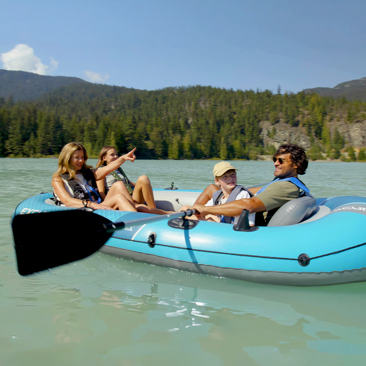 Bateau gonflable | Excursion 4 | Kit complet | 4 places | INTEX