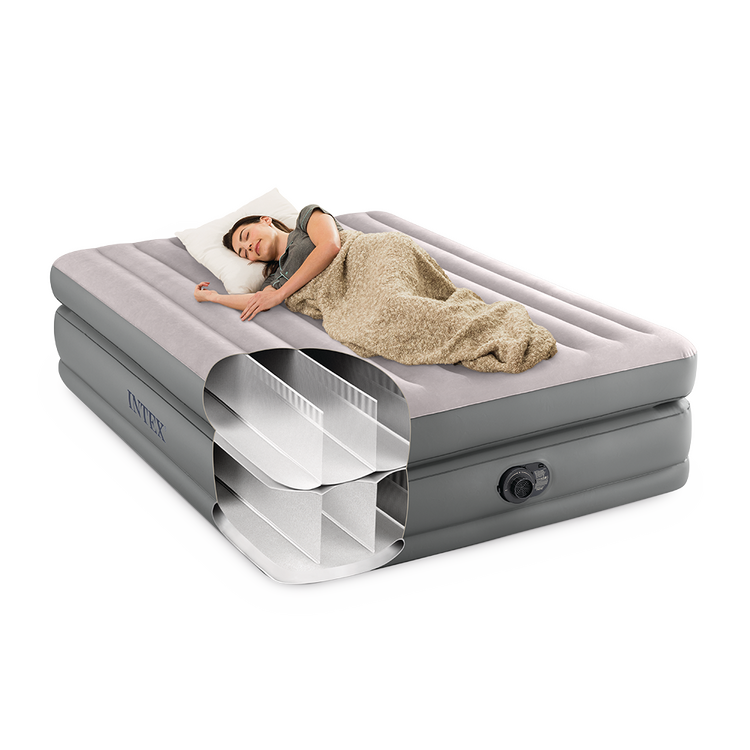Matelas gonflable prime comfort elevated | 2 personnes | INTEX