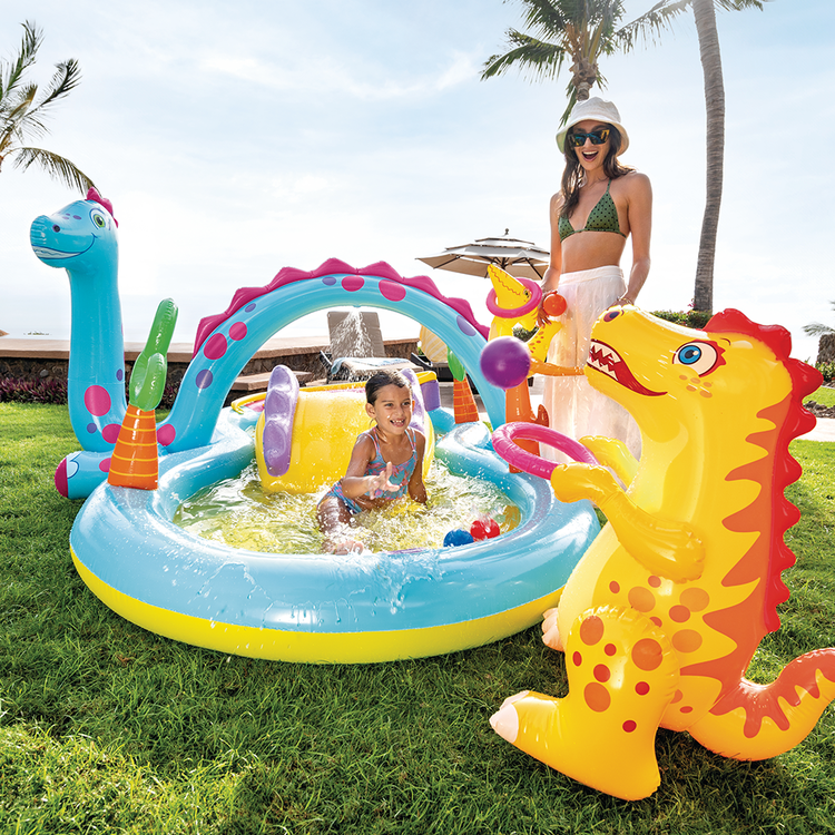 Aire de jeux dinoland | Jeu gonflable | Enfants de 2 ans+ | INTEX