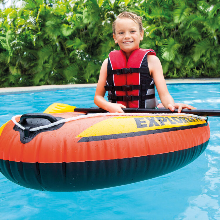Bateau gonflable | Explorer pro 50 | 1 enfant | Orange | INTEX
