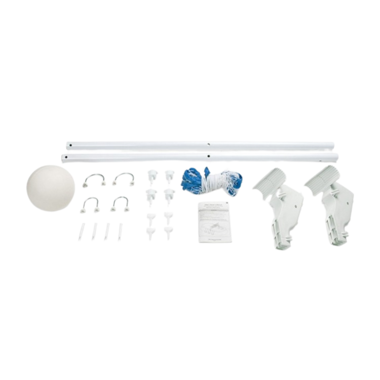 Set filet volley pour tubulaire rectangulaire de L 5,49 m L 7,32 m