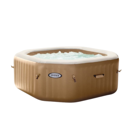 Structure gonflable octogonale pour spa bulles 4 places Sahara INTEX