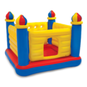 Trampoline gonflable | Château fort | 3-6 ans | INTEX